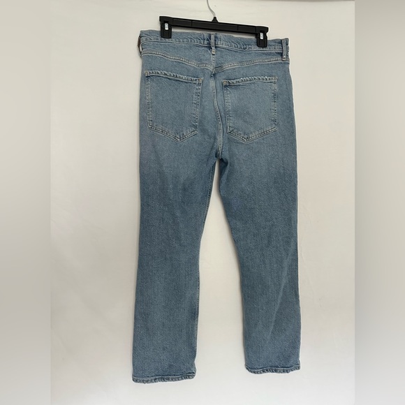 Agolde Riley High Rise Straight Crop Jeans. - Picture 6 of 11